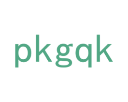 PKGQK 商标图样
