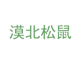 漠北松鼠 商标图样