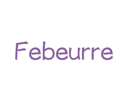 FEBEURRE 商标图样