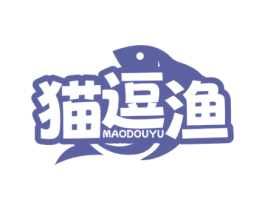 猫逗渔 商标图样