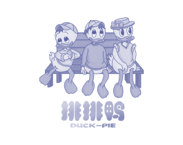 排排鸭 DUCK-PIE 商标图样