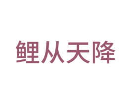 鲤从天降 商标图样