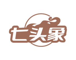 七头象 商标图样