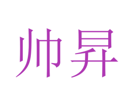 帅昇 商标图样