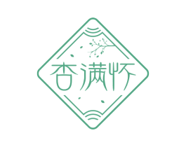 杏满怀 商标图样