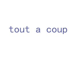 TOUT A COUP 商标图样