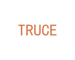 TRUCE 商标图样