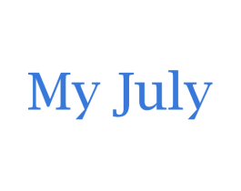 MY JULY 商标图样