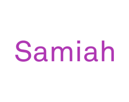 SAMIAH 商标图样