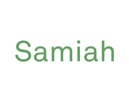 SAMIAH 商标图样