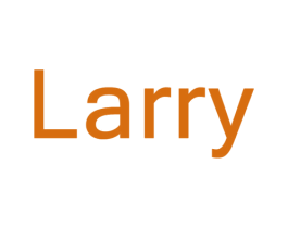 LARRY 商标图样