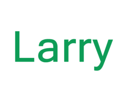 LARRY 商标图样