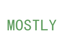 MOSTLY 商标图样