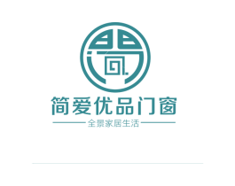 简爱优品门窗 全景家居生活 商标图样