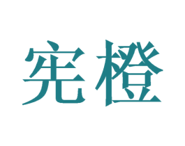 宪橙 商标图样