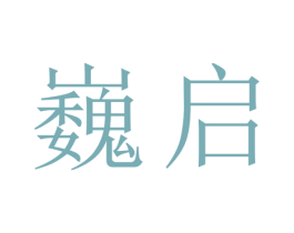 巍启 商标图样