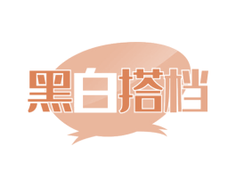 黑白搭档 商标图样