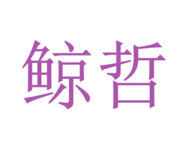 鲸哲 商标图样