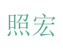 照宏 商标图样