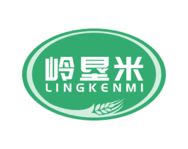 岭垦米 商标图样