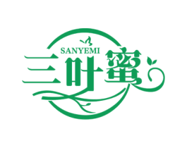 三叶蜜 商标图样