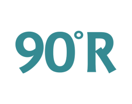 90°R 商标图样