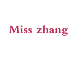 MISS ZHANG 商标图样