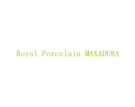 ROYAL PORCELAIN MAXADURA 商标图样