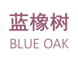 蓝橡树 BLUE OAK 商标图样