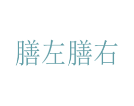 膳左膳右 商标图样