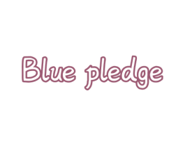 BLUE PLEDGE 商标图样