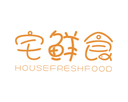 宅鲜食 HOUSE FRESH FOOD 商标图样