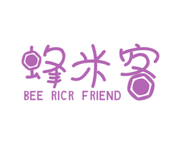 蜂米客 BEE RICR FRIEND 商标图样