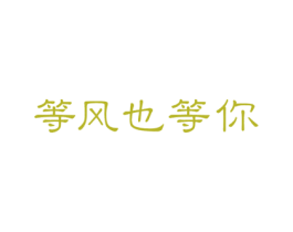 等风也等你 商标图样
