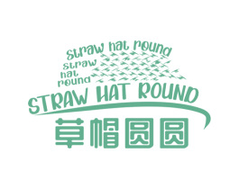 草帽圆圆 STRAW HAT ROUND 商标图样