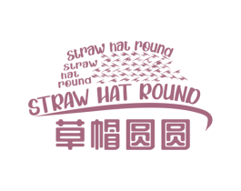 草帽圆圆 STRAW HAT ROUND 商标图样