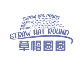 草帽圆圆 STRAW HAT ROUND 商标图样