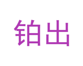 铂出 商标图样