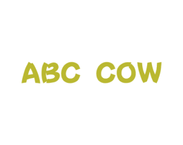 ABC COW 商标图样