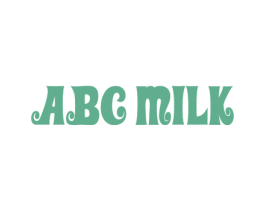 ABC MILK 商标图样
