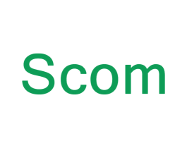 SCOM 商标图样