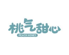 桃气甜心 PEACH HONEY 商标图样