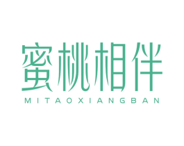 蜜桃相伴 商标图样