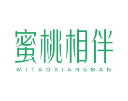 蜜桃相伴 商标图样