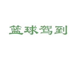 篮球驾到 商标图样