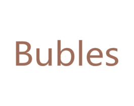 BUBLES 商标图样
