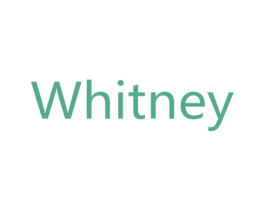WHITNEY 商标图样