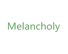 MELANCHOLY 商标图样
