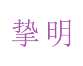 挚明 商标图样
