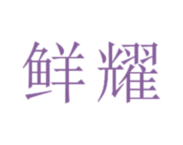 鲜耀 商标图样